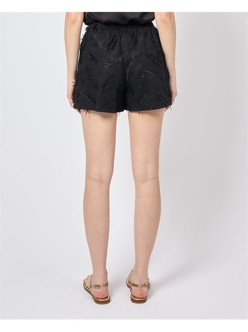 Shorts donna Silvian Heach con frange SILVIAN HEACH | GPP25334SHBLACK